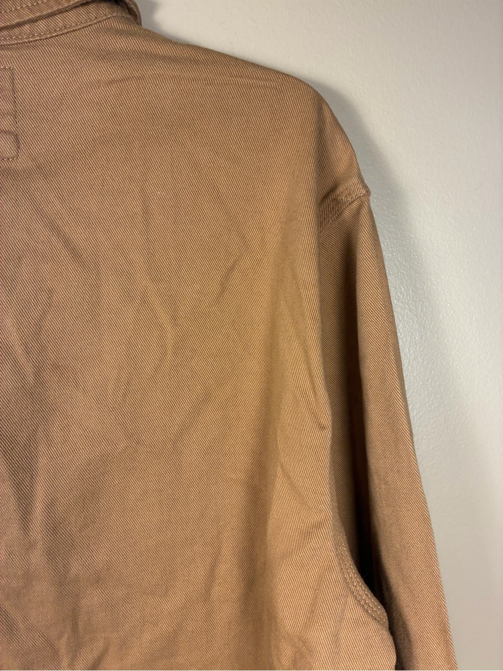 Quince Mens Organic Comfort Stretch Chore Jacket Tobacco - Picture 11 of 13